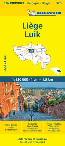 Wegenkaart Local 376 Provincie Luik