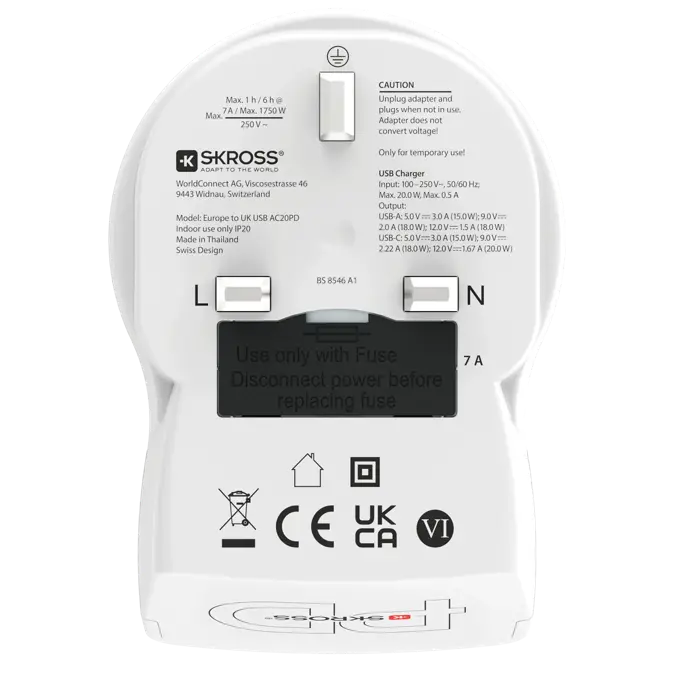 Adapter UK USB-A en USB-C - ANWB