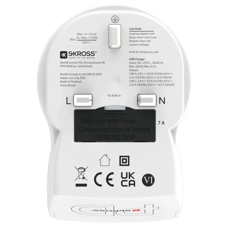 Adapter UK USB-A en USB-C - ANWB