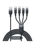 4-in-1 Multikabel - Zwart - Joyroom
