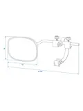 ProPlus Caravanspiegel - 41x14x19cm