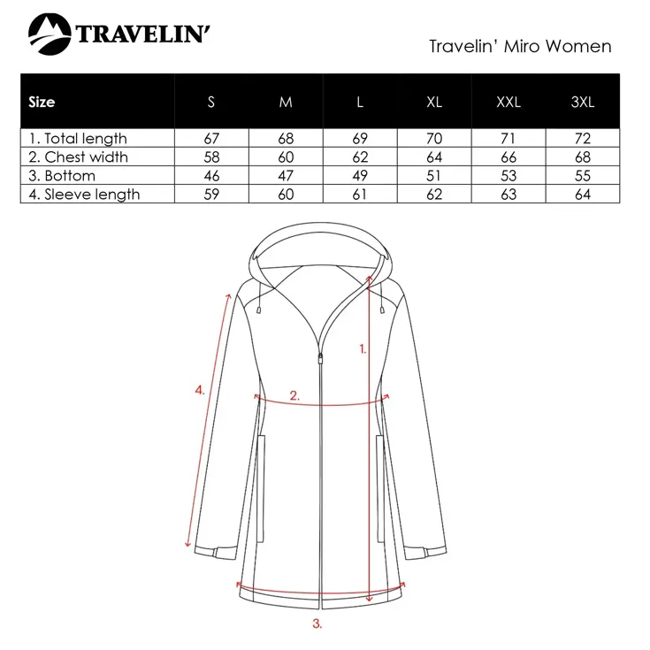 Travelin' Miro Dames - Puffer winterjas