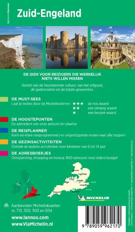 Michelin Reisgids Zuid-Engeland