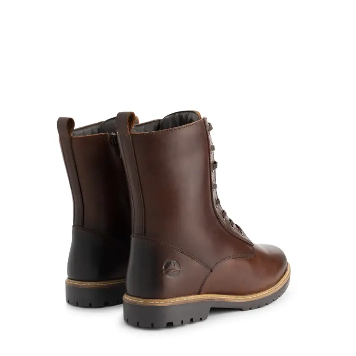 Trysil Dames - Veterboots met rits - Wol gevoerd