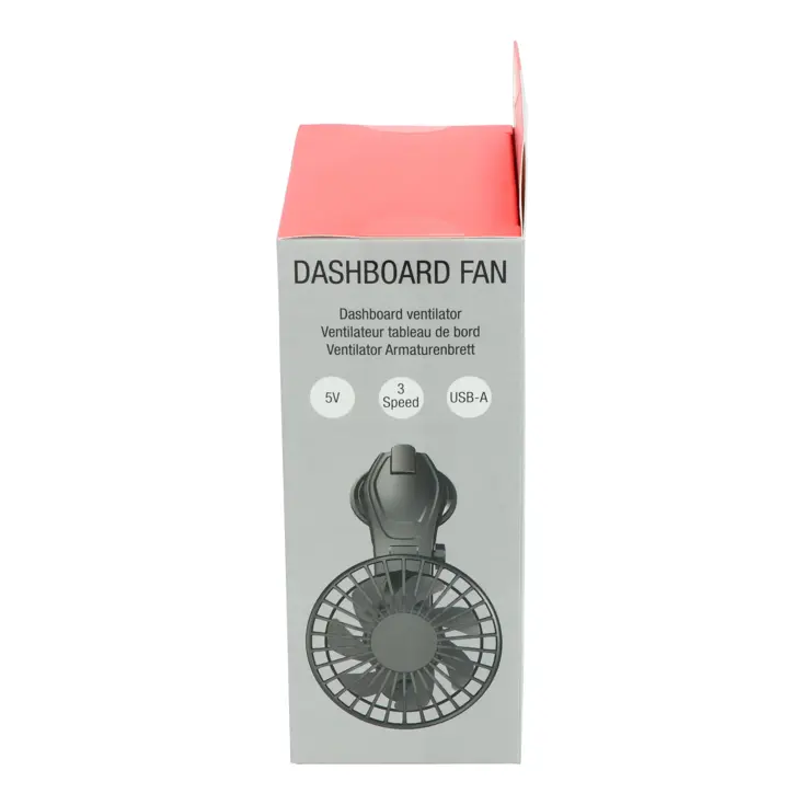 Ventilator met zuignap voor dashboard 10,5 cm