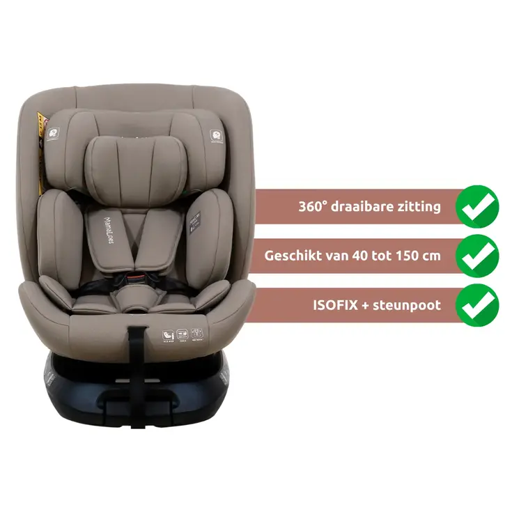 Demian 40-150 cm 360° i-Size Autostoel