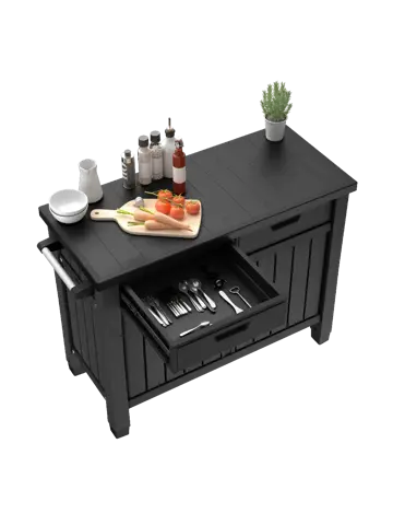 Keter Unity XL Barbecuetafel met lades - 207L