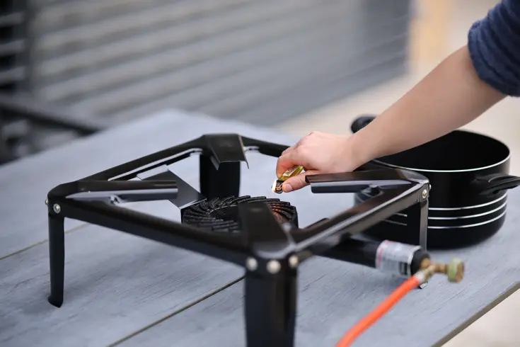 Campingkookpit - incl. slang en regelaar