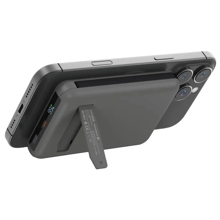 NovaMag Qi2 Powerbank 10.000mAh — Grijs