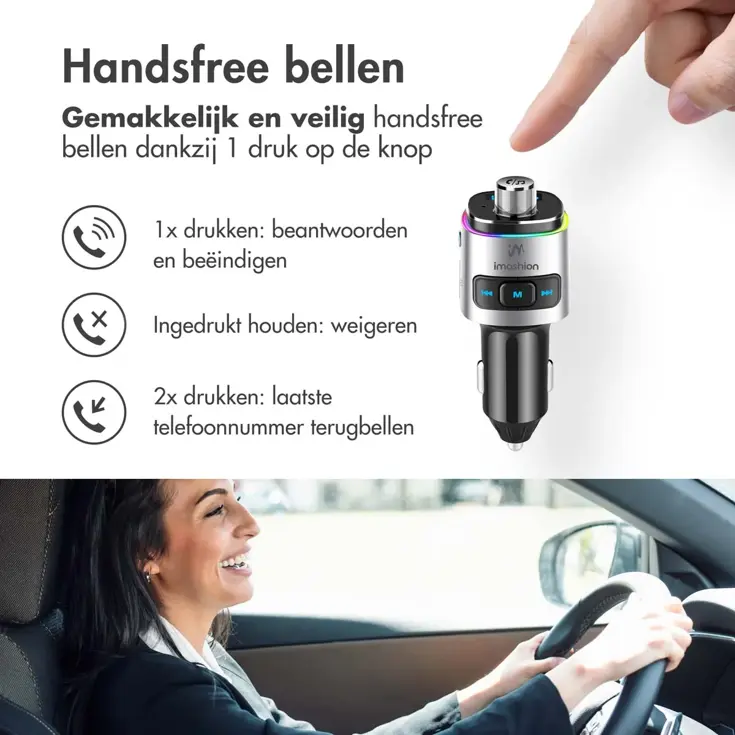 imoshion Bluetooth FM Transmitter Zender