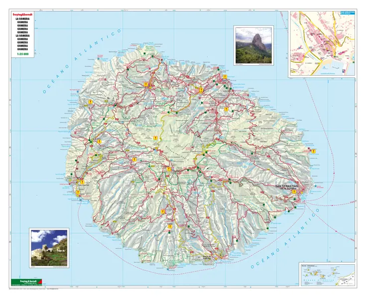Wegenkaart La Gomera