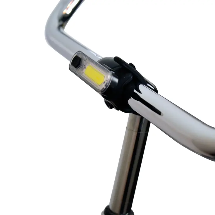 Oplaadbaar USB voorlicht met 10 LED's