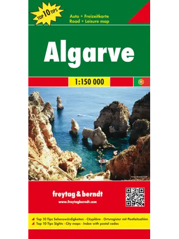 Wegenkaart Algarve