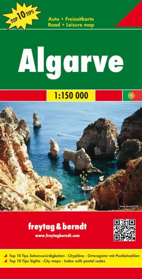 Wegenkaart Algarve