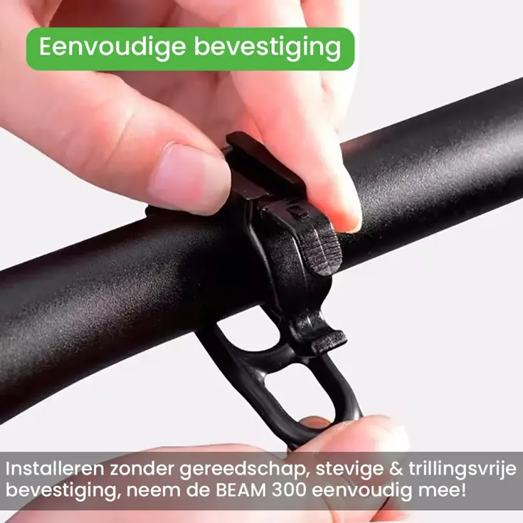 BEAM 300 & CLIP PRO Fietsverlichting set 300 Lmn