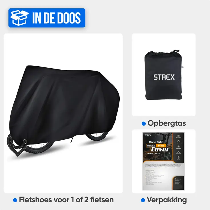 Universele Fietshoes - Voor 2 Fietsen