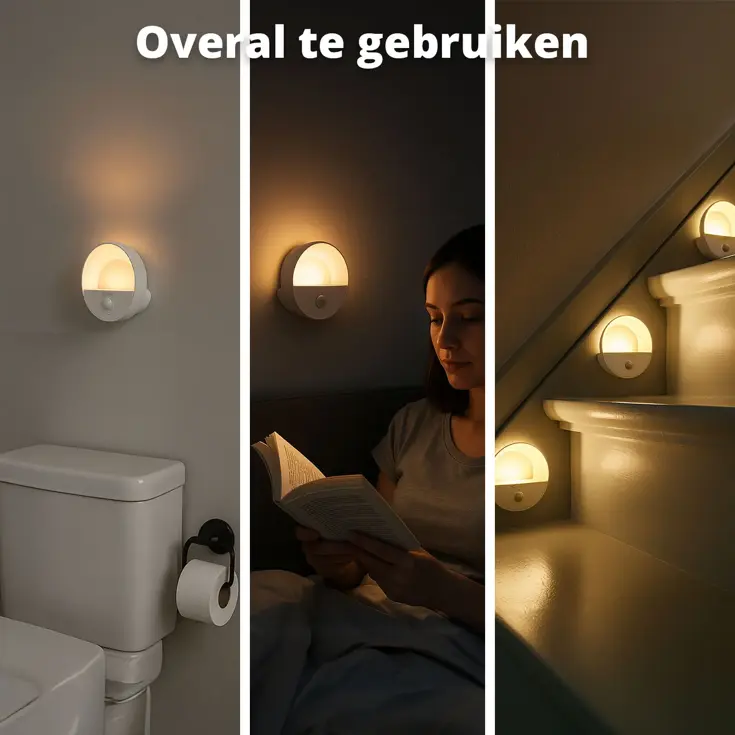 Oplaadbare Halo Lights - 3-pack