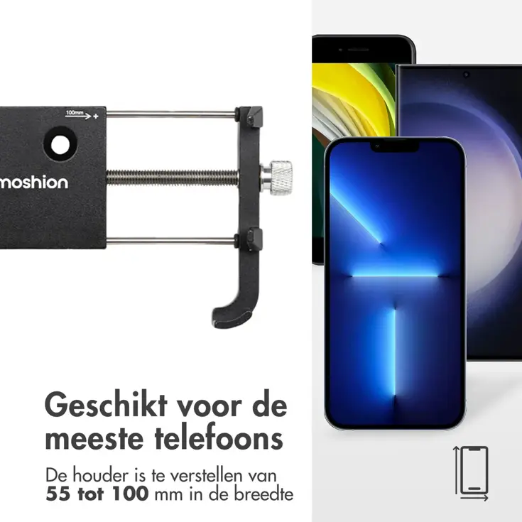 Telefoonhouder Fiets - Verstelbaar - Compact