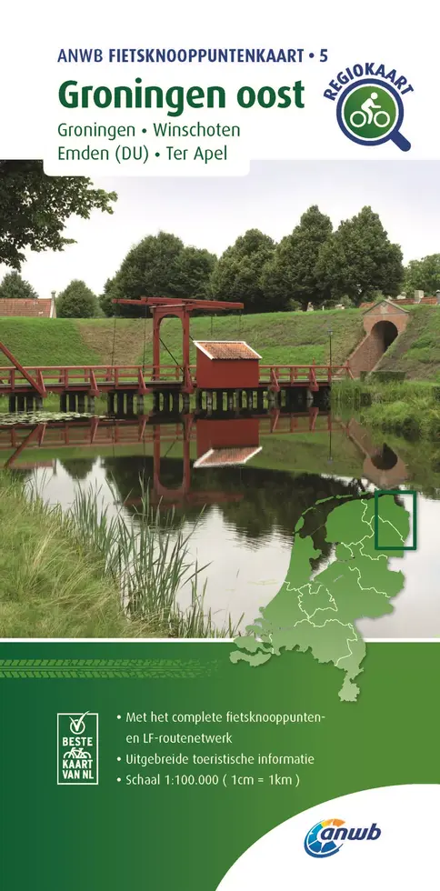 Knooppuntenkaart 5 Groningen-Oost