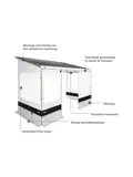 rain blocker zijwand G2 2,75m xxl