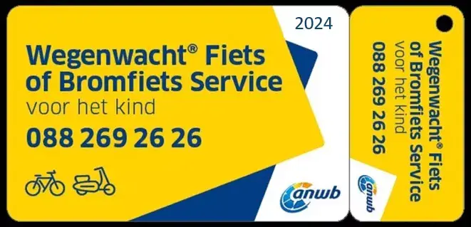 Wegenwacht Fiets of bromfiets service kinderen 2024 - ANWB