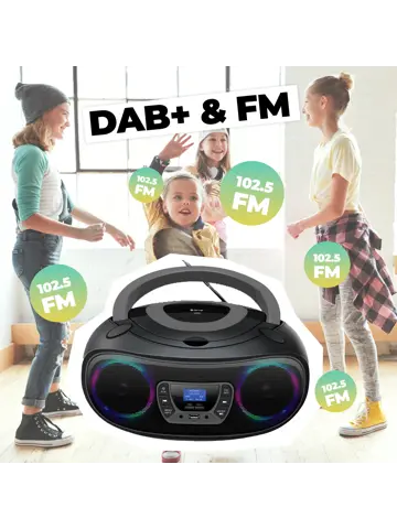 TDB212GR DAB+/FM Radio Boombox