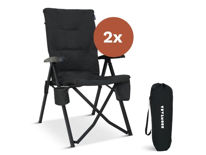 Campingstoelen Luxe - Opvouwbaar - 2-Pack - 150KG