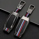 Metalen Sleutelhoesje voor Tesla Model X grijs B