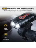 Fietsverlichting set 2400 lumen