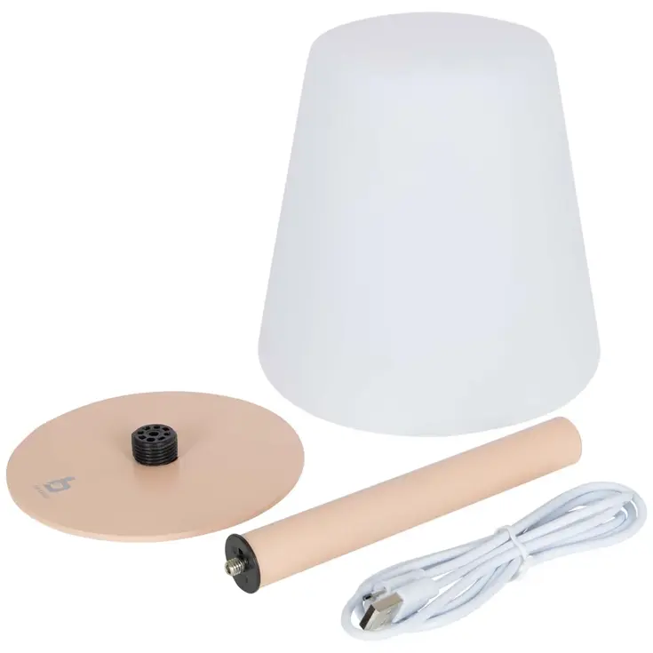 Tafellamp Piana roze