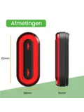 CLIP PRO Achterlicht LED & Oplaadbaar 50 Lumen