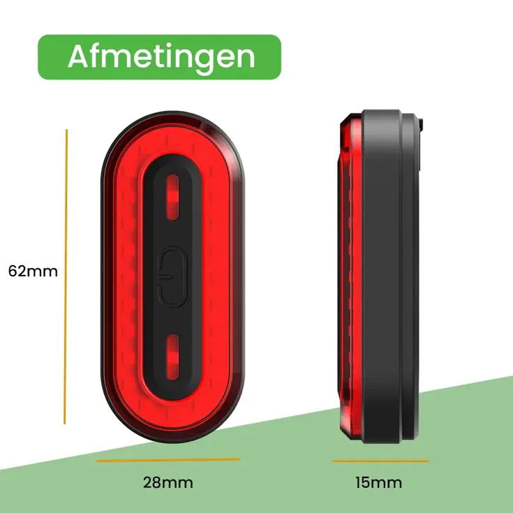 CLIP PRO Achterlicht LED & Oplaadbaar 50 Lumen