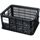 Basil fietskrat S black 17.5L recycled