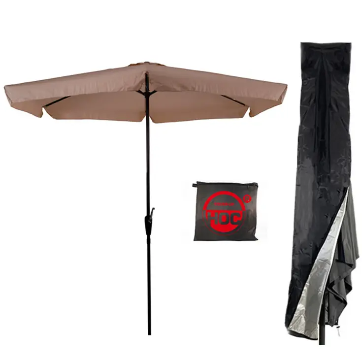 CUHOC Parasol Ecru 3m + Redlabel Parasolhoes