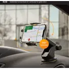 Telefoonhouder Auto Zuignap en Ventilatie