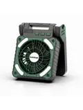 3-in-1 Zonnepaneel Powerbank Ventilator Groen