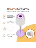 Chroma Tafellamp Oplaadbaar - 38cm - RGBW
