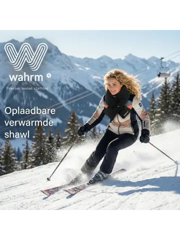 Oplaadbare verwarmende shawl - drie standen