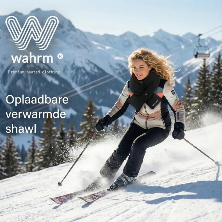 Oplaadbare verwarmende shawl - drie standen