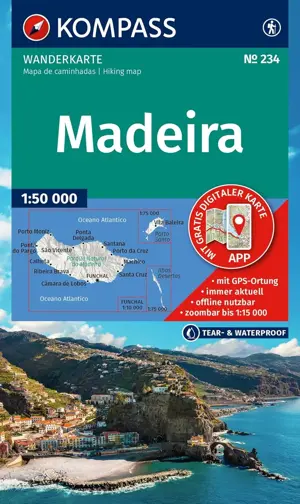 Wandelkaart WK234 Madeira