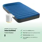 Luchtbed - Intex - 1P - 99x191 cm + Pomp