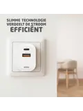 BR-2212 Snellaadadapter - USB en USB-C