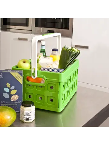 Square - Vouwkrat met handgreep - 24L - 2-dlg