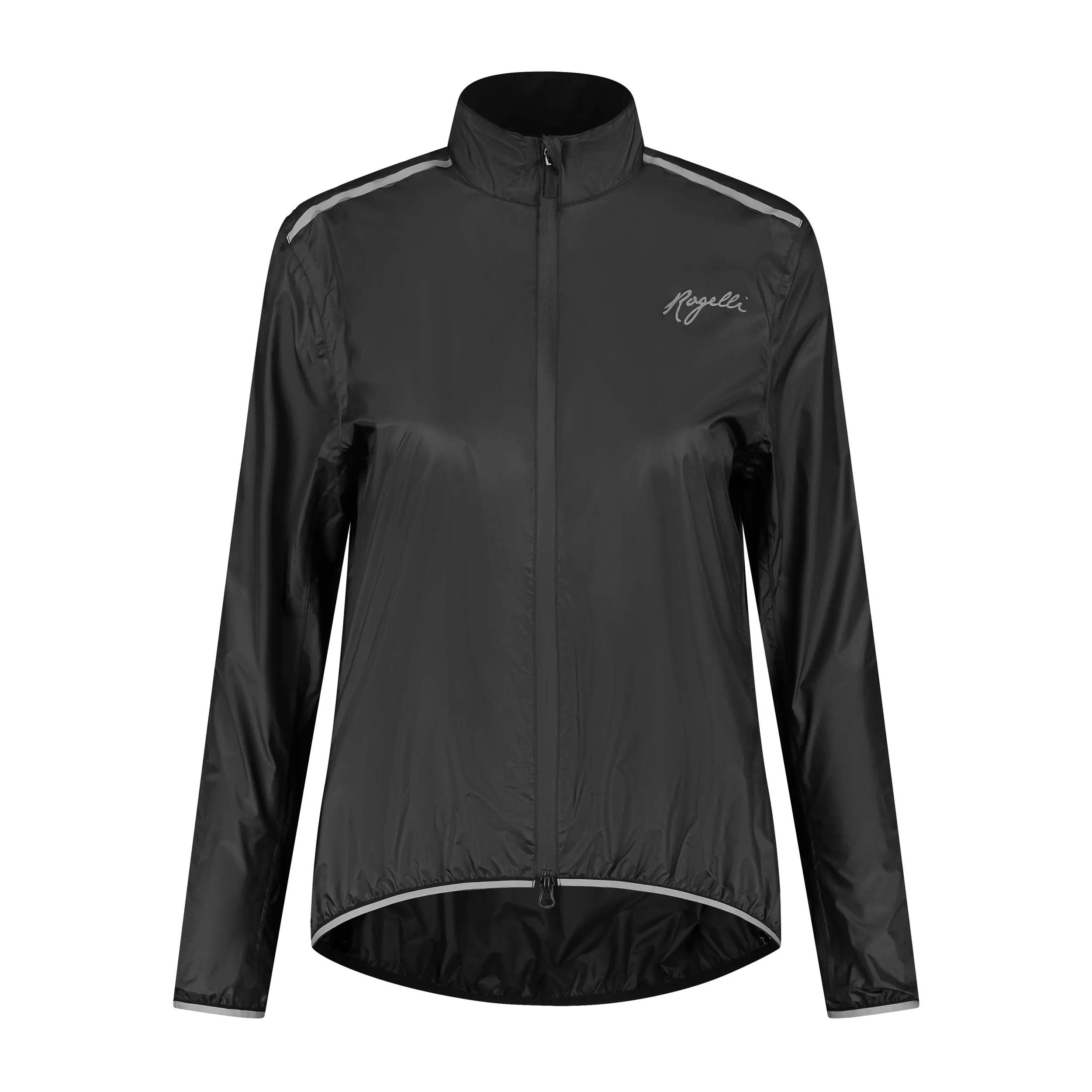 Rogelli Essential  Wielren Regenjas Dames  Zwart