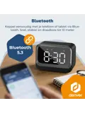 FM Klokradio Bluetooth Dual Alarm