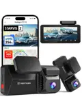 F77 V2 4K Touch Wifi GPS 2CH 256gb dashcam