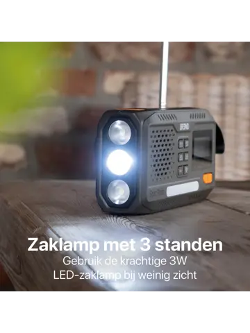 BR-2244 Noodradio met FM en DAB