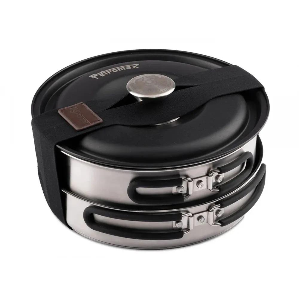 Petromax  Dimego Pannenset  Zwart-Zilver