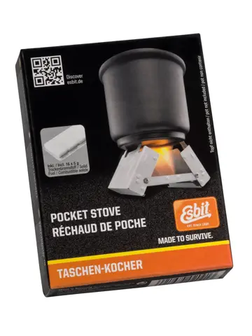 Esbit Brander Pocket Stove S Incl. Solid fuel