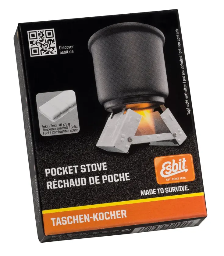 Esbit Brander Pocket Stove S Incl. Solid fuel